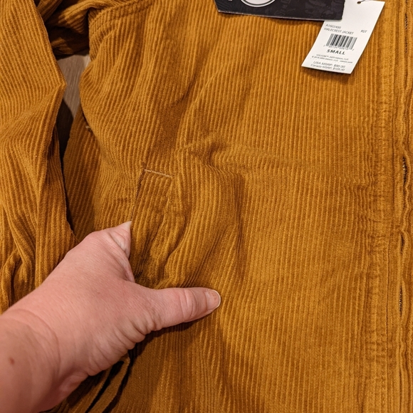 Volcom Men's Brown Corduroy Jacket - Picture 5 of 10